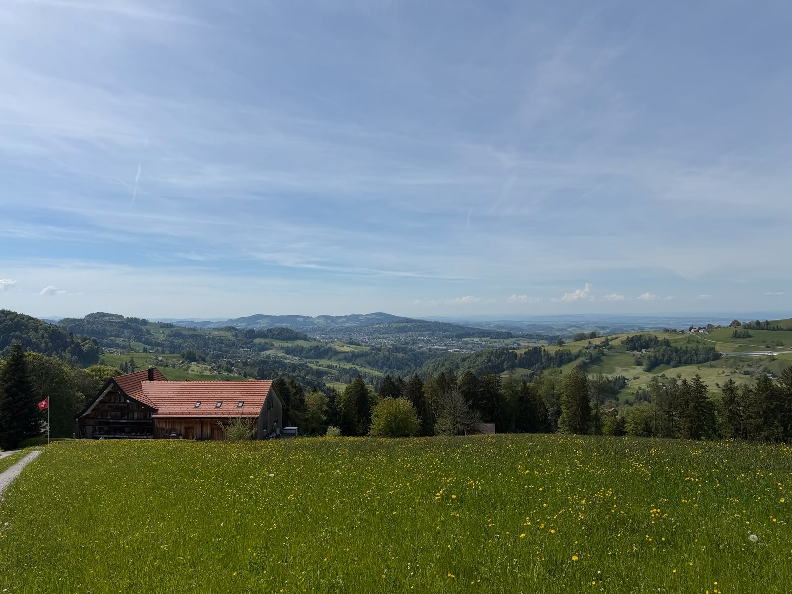 Das Elternhaus in der Schweiz auf rund 1200 Metern
